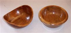 Elm bowls by Norman Smithers
